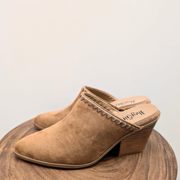 Corkys Women's Camel Suede Sizzle Mule Size 7 - Picture 4 of 6